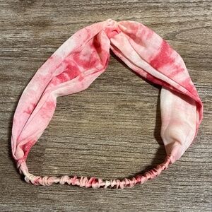 A tie dye headband